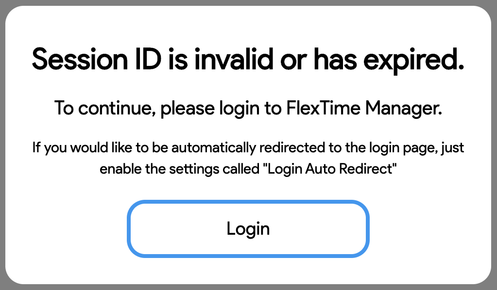 Re-authenticate
